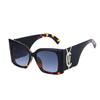 BCUYCF Women's Personality Oversized Cat Eye Sunglasses, Suitable for Photo, Driving, Fishing, UV Protection and Anti-Glare. (Soybean color) view 1