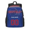 Custom Buffalo Backpack for Mens Womens, Personalized Backpacks with Name and Number, Customized Casual Sports Backpack Gifts for Fans view 1