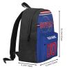Custom Buffalo Backpack for Mens Womens, Personalized Backpacks with Name and Number, Customized Casual Sports Backpack Gifts for Fans view 2