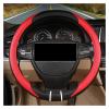 FUERU Car Steering Wheel Cover Set Car Steering Wheel Cover Breathable Leather Grip Comfortable Car Interior Accessories (Color : 7#) view 1