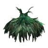 EUBUY Feather Shrug Shawl, Cape for Women, Men, Halloween, Carnival, Evening Dresses - Rooster Feather - Green - Medium - Vintage Casual - One Size Fits Most view 3