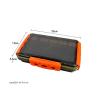 RAHBI Waterproof Sealed Bait Box Bait Fishing Tackle Portable Storage Fishing Box Bait Box Double-Sided Plastic Bait Box Leisurely (Color : 26 * 16 * 5.6mm) view 2