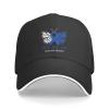 Butterfly Colon Cancer Awareness Classic Baseball Caps,Adjustable Sandwich Cap, Black Casquette Hats Outdoor Trucker Dad Hat view 1