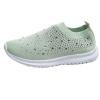 GUTZBSY Womens Rhinestones Glitter Fashion Mesh Walking Shoe,Bling Sneakers for Women Rhinestones (Light Green,4) view 1