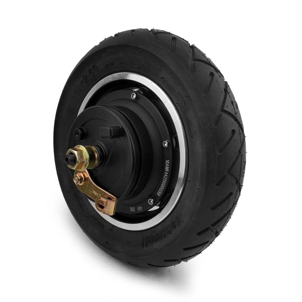 10x2.50 tire 24V 36V 48V 350W 10 Inch Scooter bike Brushless Hub motor (motor wheel, 24V)