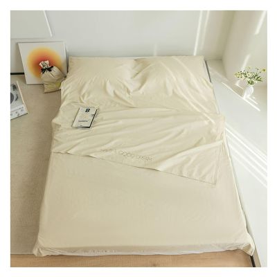 Sleeping Bag Liners Compact Portable Sleeping Bag, Household Hotel Cotton Sleeping Bag Lined Sheet, for Outdoor Travel and Camping, 9 Styles (Color : F, Size : 200x210cm)