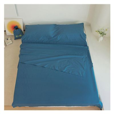 Sleeping Bag Liners Compact Portable Sleeping Bag, Household Hotel Cotton Sleeping Bag Lined Sheet, for Outdoor Travel and Camping, 9 Styles (Color : B, Size : 200x210cm)