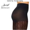 Hanes EcoSmart Art Deco Women's Fashion Tights, Control Top, Sheer Toe, Black, Size Medium (Pack of 1) view 4