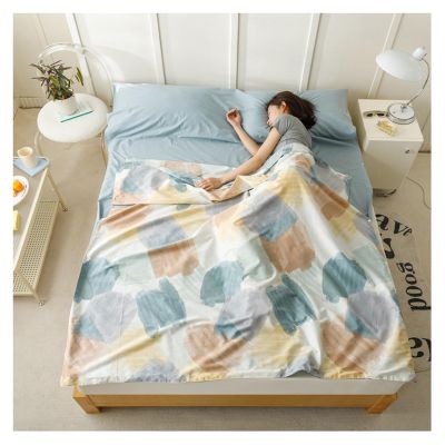 Sleeping Bag Liners Outdoor Portable Travel Sleeping Bag, Soft Comfortable and Compact Sleeping Bag Lined Bed Sheet, for Travel Hotels Camping (Color : Style9, Size : 200x215cm)
