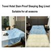 Sleeping Bag Liners Home Hotel Sleeping Bag, Outdoor Portable Travel Sleeping Bag Lined Sheet, Tencel Fabric Bed Sheet, for 1.2m/1.5m/2m Single Double Beds (Size : 200x210cm) view 2