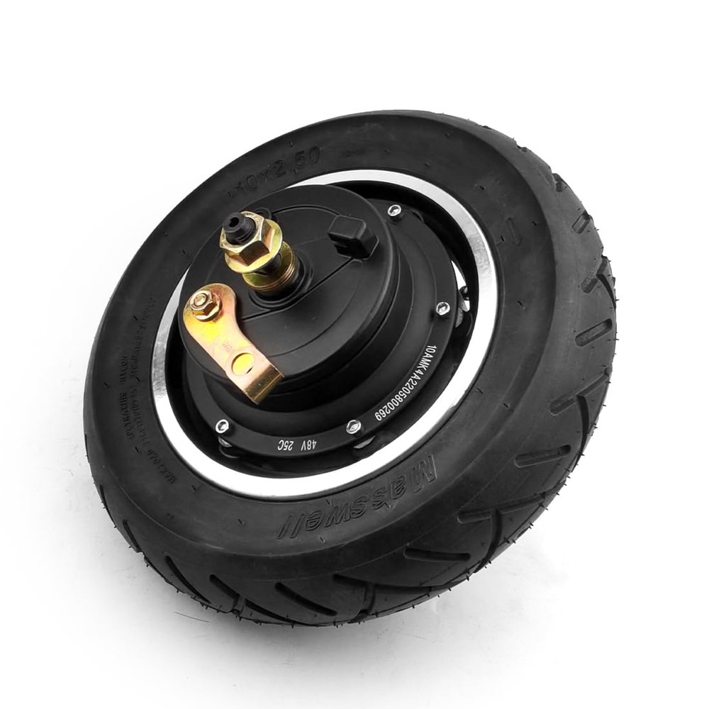 10x2.50 tire 24V 36V 48V 350W 10 Inch Scooter bike Brushless Hub motor (motor wheel, 48V)
