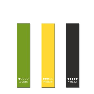 DANCOLOR Resistance Bands Booty Hand Rubber Fitness Elastic Sports Equipment Training Sport Thigh Exercise Different Strengths (Color : 3in1(Colorful) 2, Size : 60cm)