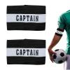 BAIWANLCH 2 Pcs Captain Arm Bands for Soccer Training Unisex-Youth Captains Arm Band Adjustable Captain Armband for Football for Youth and Adult view 1