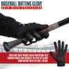 Dot Stitch Batting Gloves (Black Waving Flag, Youth X-Large) view 4