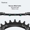 DJC Bike Chainring Direct Mount 6mm Offset Oval Chainring for Sram GXP Interface Crankset Aluminum Lightweight 30 32 34 36 38 Tooth(Oval 30T) view 4