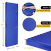 Gym Wall Padding, Basketball Court Wall Protector, 2" Thick Foam Protective Wall Mat for Wall Mount Basketball Hoops, Garage, Taekwondo - Waterproof & UV-Resistant (Blue, 2 PCS) view 2