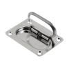 FERDUS Ship Fittings Boat Accessories Stainless Steel Flush Lifting Pull Lift Ring Handle 76mmx30mm Stainless Steel (Color : 1PCS) view 2