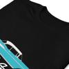 1957 Bel Air Antique 57 Chevy Classic Car Turquoise and White Top T-Shirt view 2