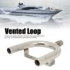 19.6mm Siphon Vented Loop 316 Stainless Steel Polished Rustproof for Boats Yachts RVs Anti Siphon Loop Siphon Vented Loop Vented Loop Vent Loop Valve Marine Vented Loop 316 Stainle view 2
