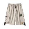 AAPAH Summer Thin Style Cool 'S Baggy Short Pants with Big Pocket Fitness Sports s3 Khaki XL view 1
