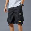 AAPAH Summer Thin Style Cool 'S Baggy Short Pants with Big Pocket Fitness Sports s3 Khaki XL view 3