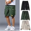 AAPAH Summer Thin Style Cool 'S Baggy Short Pants with Big Pocket Fitness Sports s3 Khaki XL view 4
