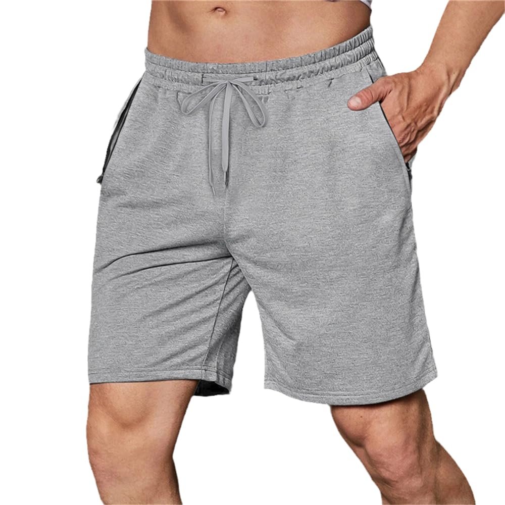 AAPAH Sport Short Pants 's Casual Summer Mesh Running Fitness Quick Dry Male Basketball Training Beachwear s1 Grey8 M