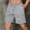 AAPAH Sport Short Pants 's Casual Summer Mesh Running Fitness Quick Dry Male Basketball Training Beachwear s1 Grey8 M view 3