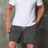 AAPAH Sport Short Pants 's Casual Summer Mesh Running Fitness Quick Dry Male Basketball Training Beachwear s1 Grey8 M view 4