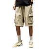 AAPAH Trend Letter Print Pocket Summer Casual Straight Male s11 Khaki L view 1