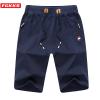 AAPAH Casual Summer Male Short 's Solid Color Fitness Breathable s1 Black XS view 2