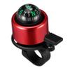 Mountain Bike Bell Handlebar Bell Compass Ring Clock Handlebar Ring Compass Alarm Horn Adult Static Exercise Bike Bicycle Child Cruiser Medium Red view 1