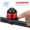Mountain Bike Bell Handlebar Bell Compass Ring Clock Handlebar Ring Compass Alarm Horn Adult Static Exercise Bike Bicycle Child Cruiser Medium Red view 3