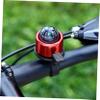 Mountain Bike Bell Handlebar Bell Compass Ring Clock Handlebar Ring Compass Alarm Horn Adult Static Exercise Bike Bicycle Child Cruiser Medium Red view 4