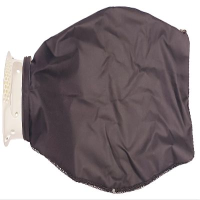 America Go Fishing Lobster Catch Bag - Black Mesh Side and Nylon Side with White Handle Mouth, Side Zipper