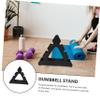 Dumbbell Rack Small Storage Shelves Kettlebell Storage Rack Small Stand 3 Tier Gym Weight Holder Home Accessory view 2