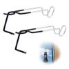 SUPERFINDINGS 2Pcs Stainless Steel Camping Lantern Hooks Hangers Multi-Purpose Tent Light Outdoor Lamp Hanger Non Slip Lamp Pole Hanger for Camping Fishing view 1