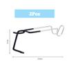 SUPERFINDINGS 2Pcs Stainless Steel Camping Lantern Hooks Hangers Multi-Purpose Tent Light Outdoor Lamp Hanger Non Slip Lamp Pole Hanger for Camping Fishing view 2