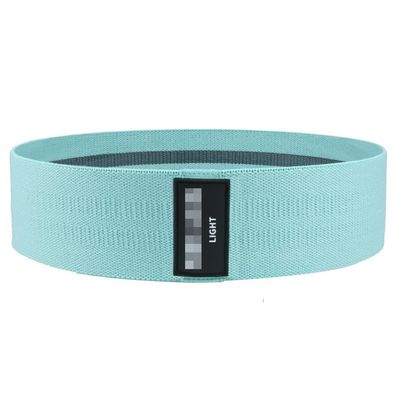 DANCOLOR Long Circle Loop Resistance Band Workout Exercise Legs Thigh Glute Butt Squat Bands Non-Slip Skin-Friendly Stretching (Color : Cyan Light-W8, Size : One Size)