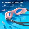 ZIONOR Kids Swim Goggles, G1MINI SE Anti-Fog Swimming Goggles for Kid Child 6-14 view 3