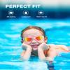 ZIONOR Kids Swim Goggles, G1MINI SE Anti-Fog Swimming Goggles for Kid Child 6-14 view 4