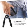 Metal Hand Gripper for Forearms Wrists Fingers Black view 2