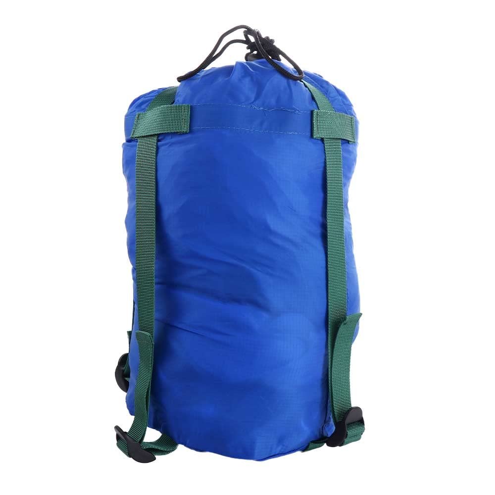 Vctitil Nylon Compression Stuff Sack Sleeping Bag Storage Bag Keep Warm Storage Bag Ultralight Outdoor Camping Compression Pack Outdoor Bivvy(Sky Blue)