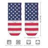 Grunge USA American Flag Ankle Socks Non Slip Short Sock No Show Low Cut Socks Athletic view 2