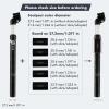 DJC Bike Suspension Seatpost Shock Absorber 27.2 28.6 30.4 30.9 31.6 33.9 Seat Post Ultralight Aluminum MTB Road Bike EXA Form KS630 (1# Black 31.6mm) view 4