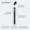 DJC Bike Suspension Seatpost Shock Absorber 27.2 28.6 30.4 30.9 31.6 33.9 Seat Post Ultralight Aluminum MTB Road Bike EXA Form KS630 (1# Black 27.2mm) view 3