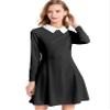 AXUIOKRY Adult Halloween Costume for Women Black A-line Dress Family Party view 2