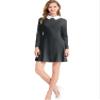 AXUIOKRY Adult Halloween Costume for Women Black A-line Dress Family Party view 4