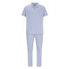 Uillui Men's Tracksuit 2 Piece Casual Outfits Polo Athletic Sweatsuit Zip Polo Shirts and Shorts Sets Gym Workout Short Sleeve Sports Sets view 4