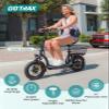 Gotrax FLEX ULTRA Electric Scooter with Seat for Adult, 25 Miles Range &20Mph Power by 500W Motor, 14" Pneumatic Tire and Comfortable & Height Adujustable, Wider Deck & Carry Basket for Commuting view 2